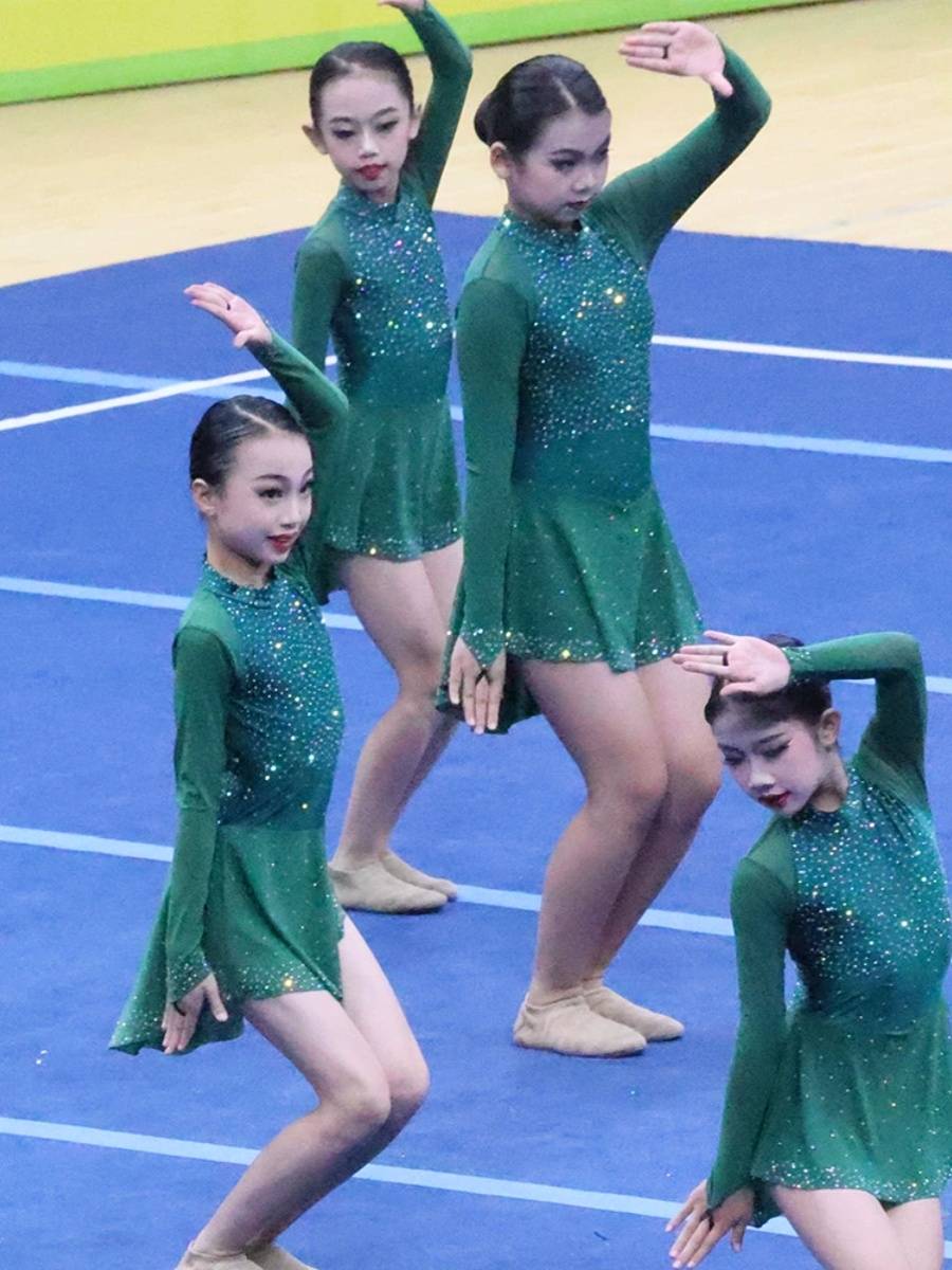 Customized Lala fuck clothing cheerleading team clothing competitive gymnastics clothing performance service students 24 new men