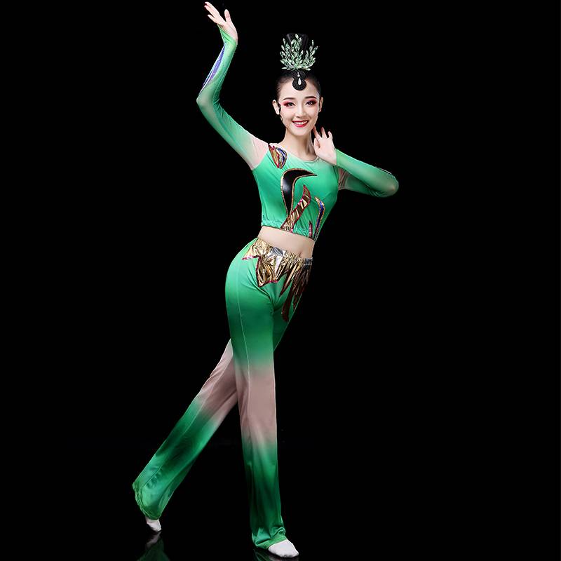 Fitness Fuck Clothing Plaza Dance Set Gymnasis Student La La Raoming Dance Adult Fedromes Performance Female Women