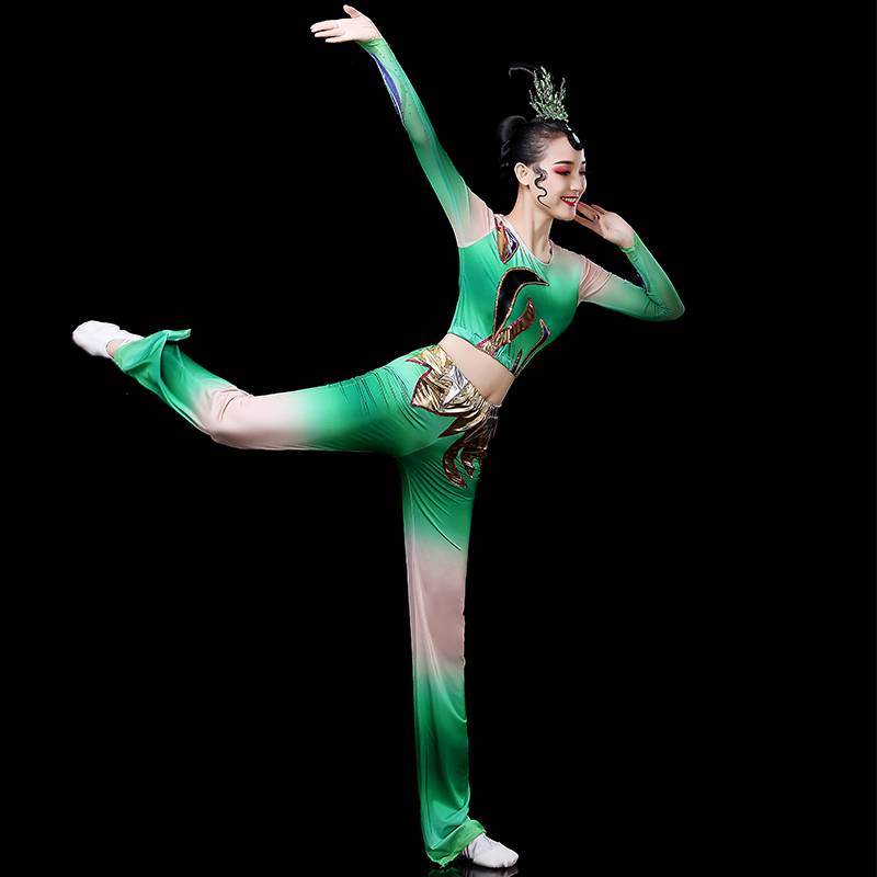 Fitness Fuck Clothing Plaza Dance Set Gymnasis Student La La Raoming Dance Adult Fedromes Performance Female Women