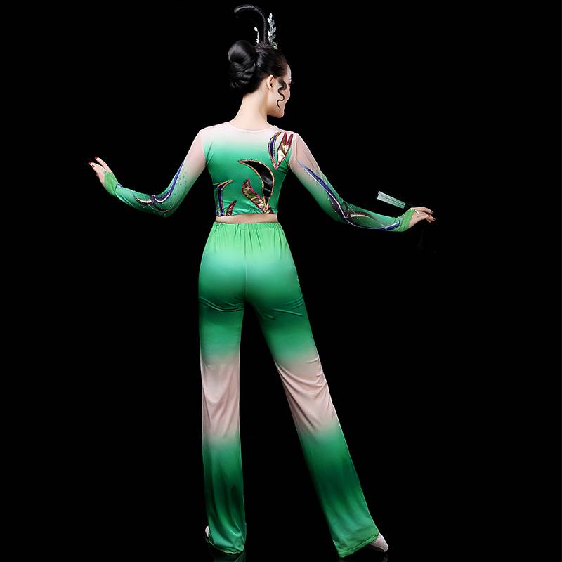 Fitness Fuck Clothing Plaza Dance Set Gymnasis Student La La Raoming Dance Adult Fedromes Performance Female Women