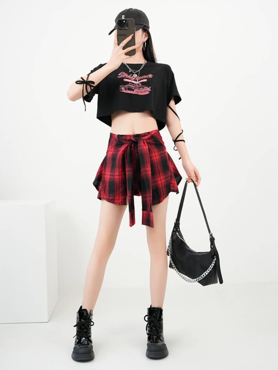 Jazz Dance Sports Set Jumping Jazz Women's Team Performance Clothing Pants KPOP Playing Song Dress La La