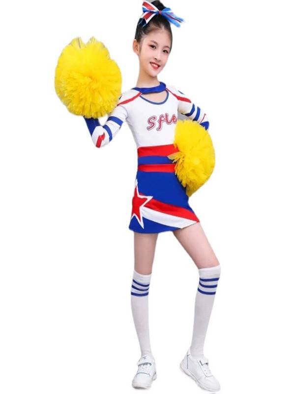 Children's Girl La Raid Performance Service Primary and Middle School Student Games Group Fedromes Age