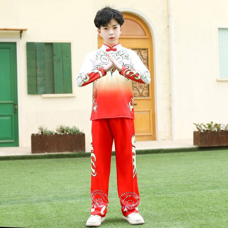 Professional custom cheerleading team Chinese style cheerleading men and women football baby campus gymnastics competition uniforms