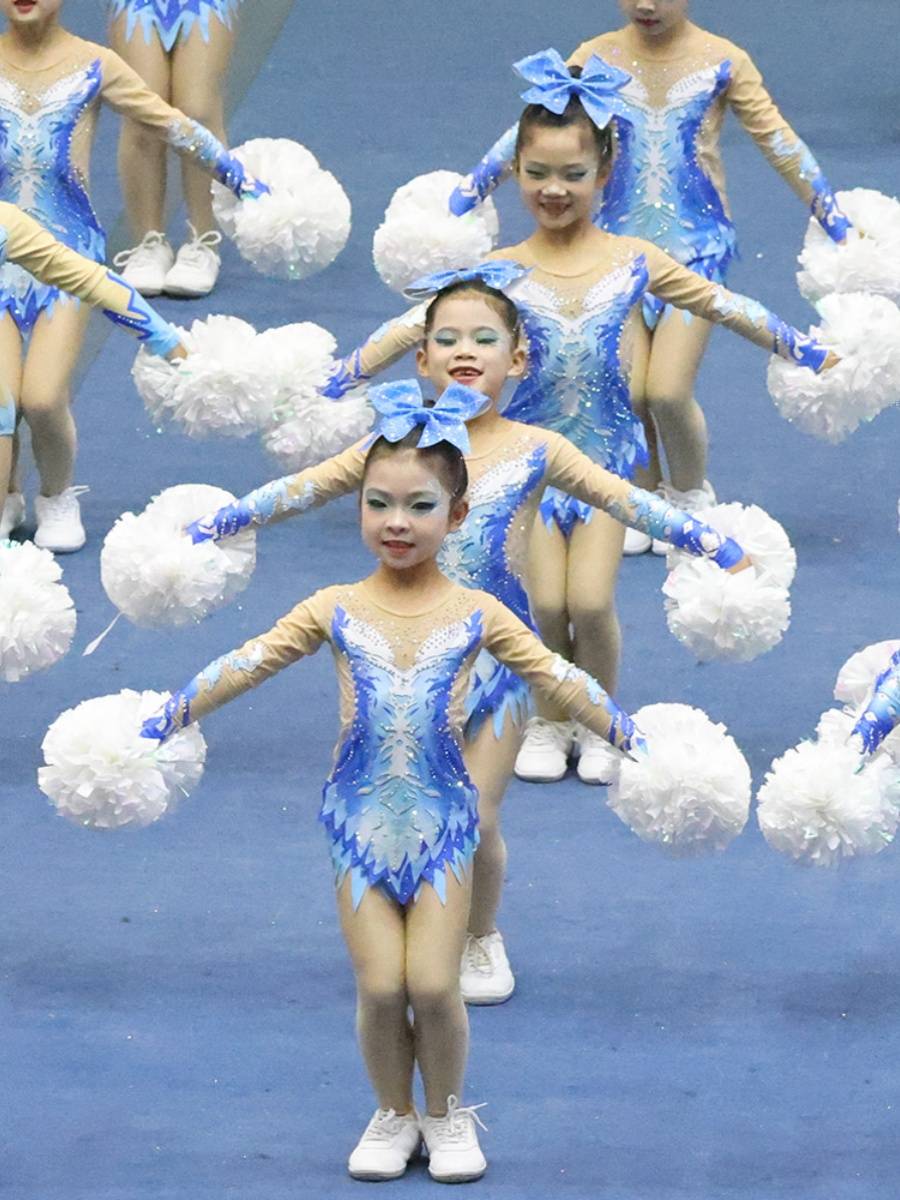 Custom cheerleading competition clothing cheerleading team performance fitness fucking suit dance suits new products 24 female men