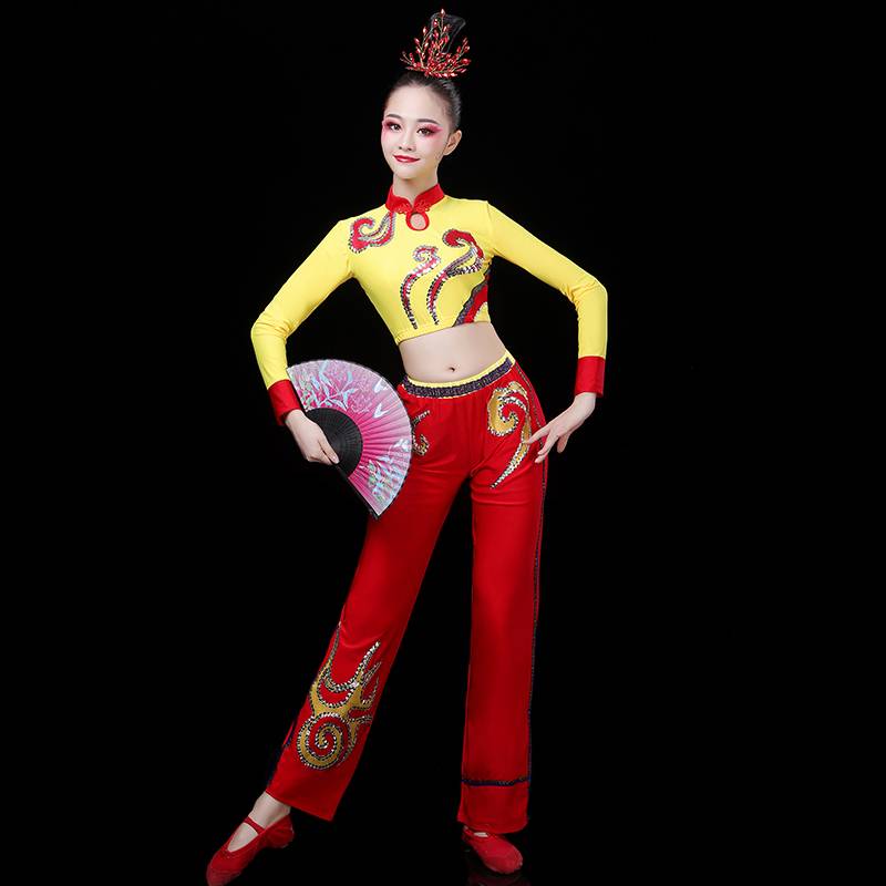 Fitness performance service group competition service la la la la la cheales dance and clothing student square dance Health fucking set of female summer