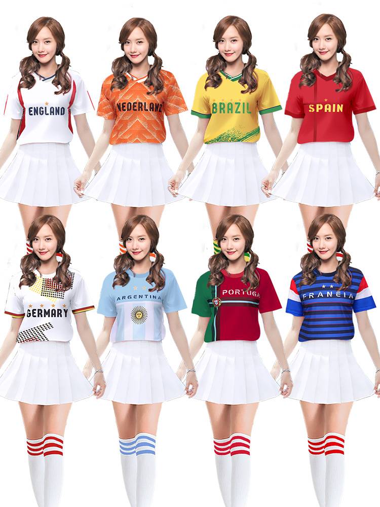 2024 Adult European Cup Football Baby La La Raoming Dance Uniform College Student Games Basketball Competition Clothing