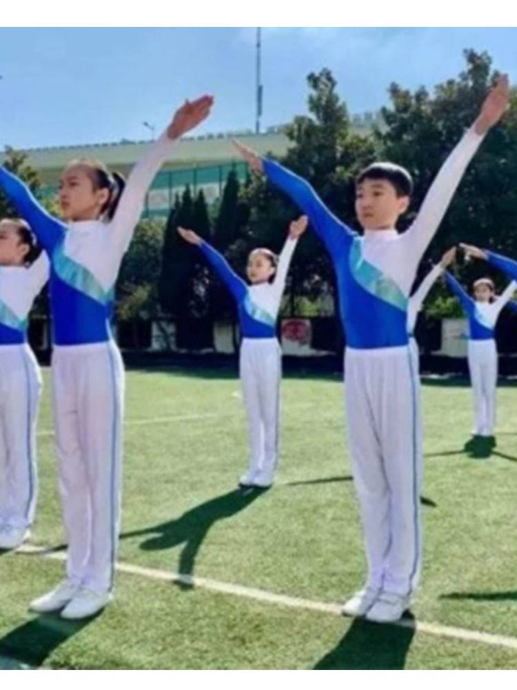 Primary and secondary school students radio gymnastics contest children's sports meeting performance dance service gymnastics performance service