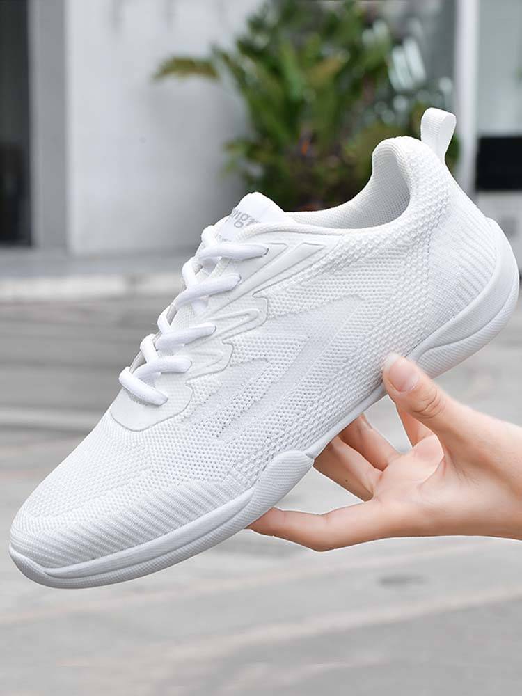 Yingrui Atleticon Sweet Shoes Children's Bodybuilding Shoes La La Fuck Shoes White Children's Competition Training Shoes La La Team Shoes