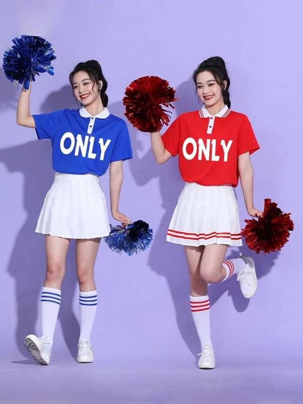 Lara team clothing girls age sexy student men and women football baby campus sports meeting la la la la performance service