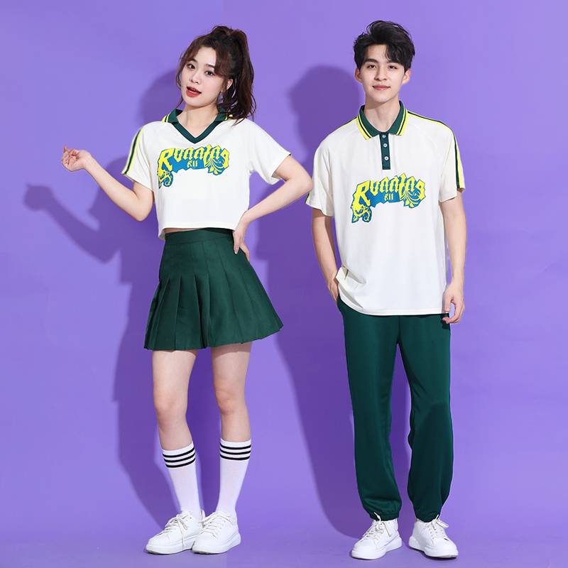 La La team clothing women's group adult la la la fucan team played song performance dance bodybuilding suits long -sleeved new models