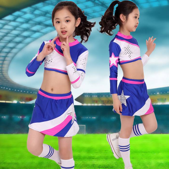 Children's gymnastics clothing adult bodybuilding uniform children cheerleading cheerleader cheerleaders' clothing sports meeting clothing men and women