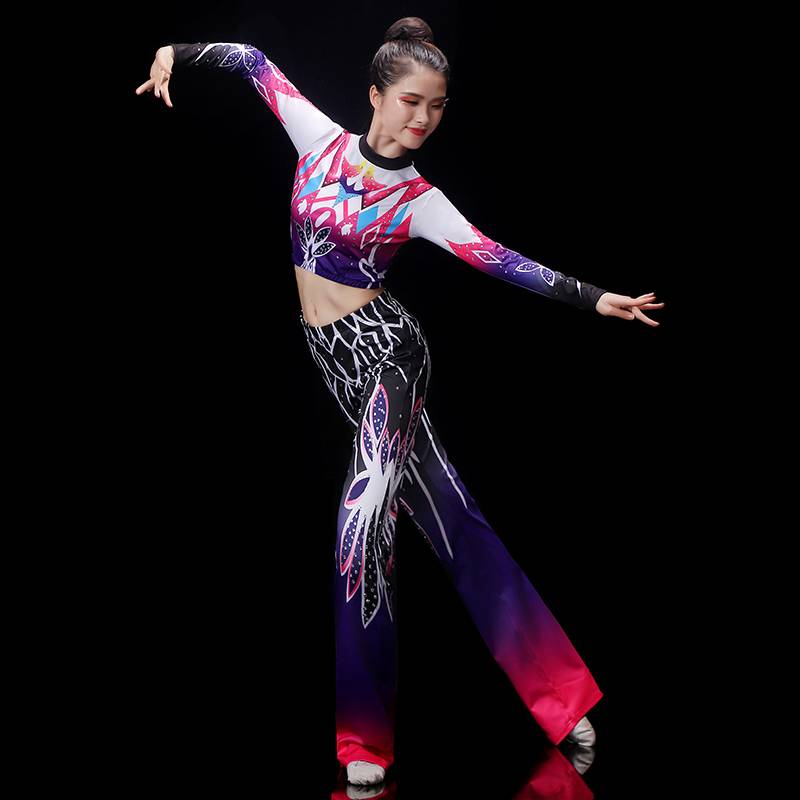Female gymnastics shows in the gymnastics contest service showing the show