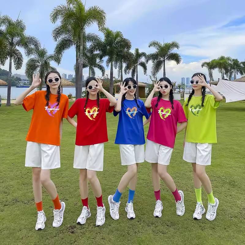 Summer cheerleader clothing adult fitness dance sportswear student la la la la lasses performance clothes casual suit women