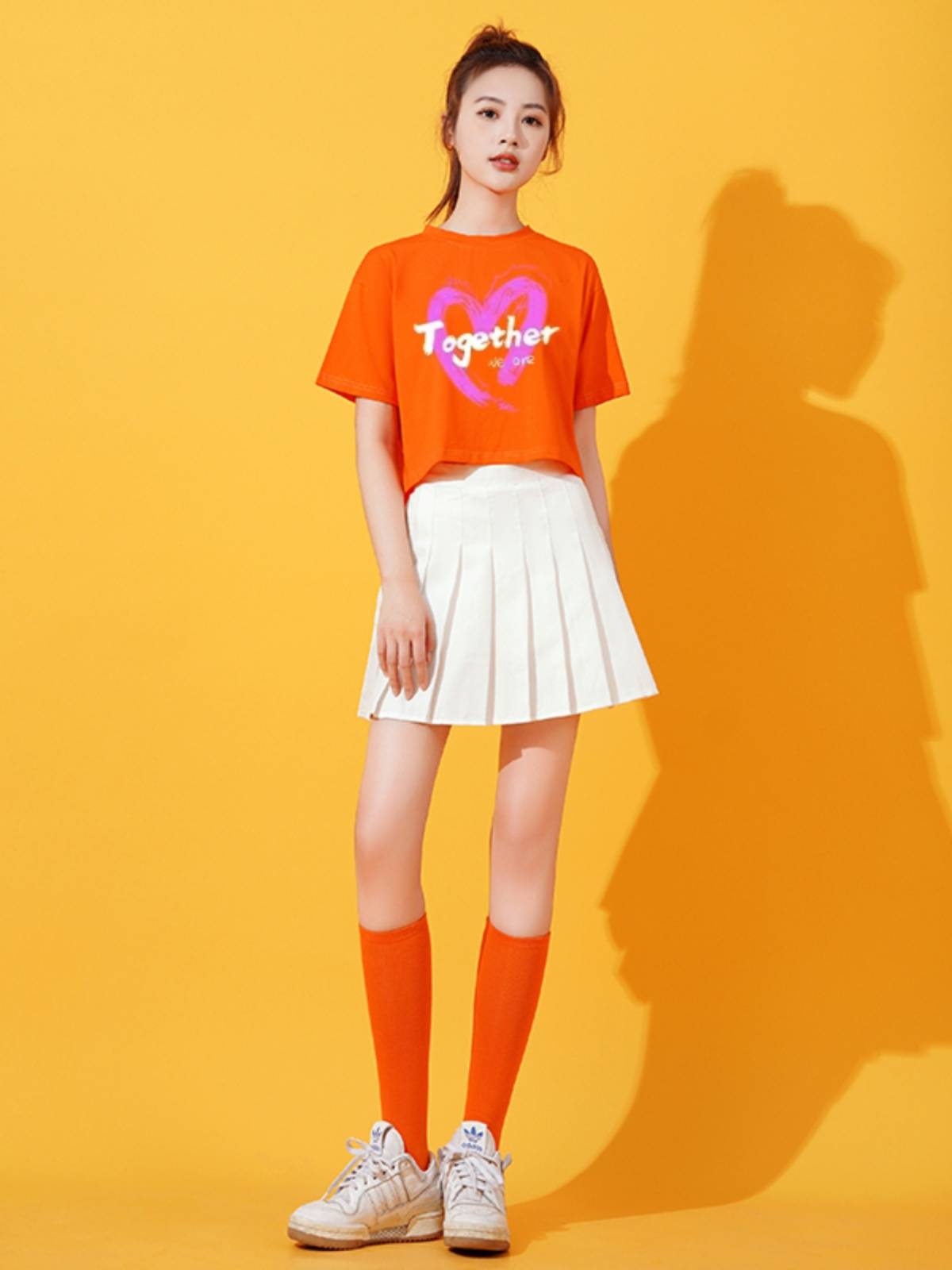 Lara team clothing women's team adult middle school student sports meeting Lala team la la la la la la la la