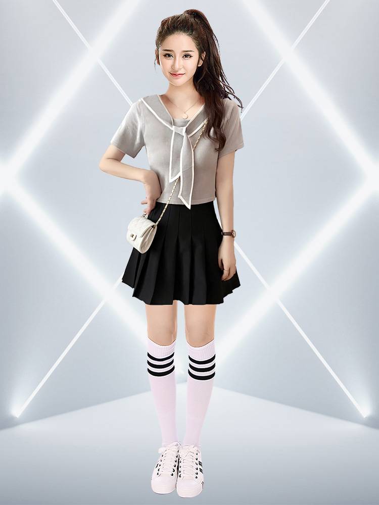 Lara team performed adult women's youthful vitality la la gallery female adult bodybuilding bar dance performance clothing