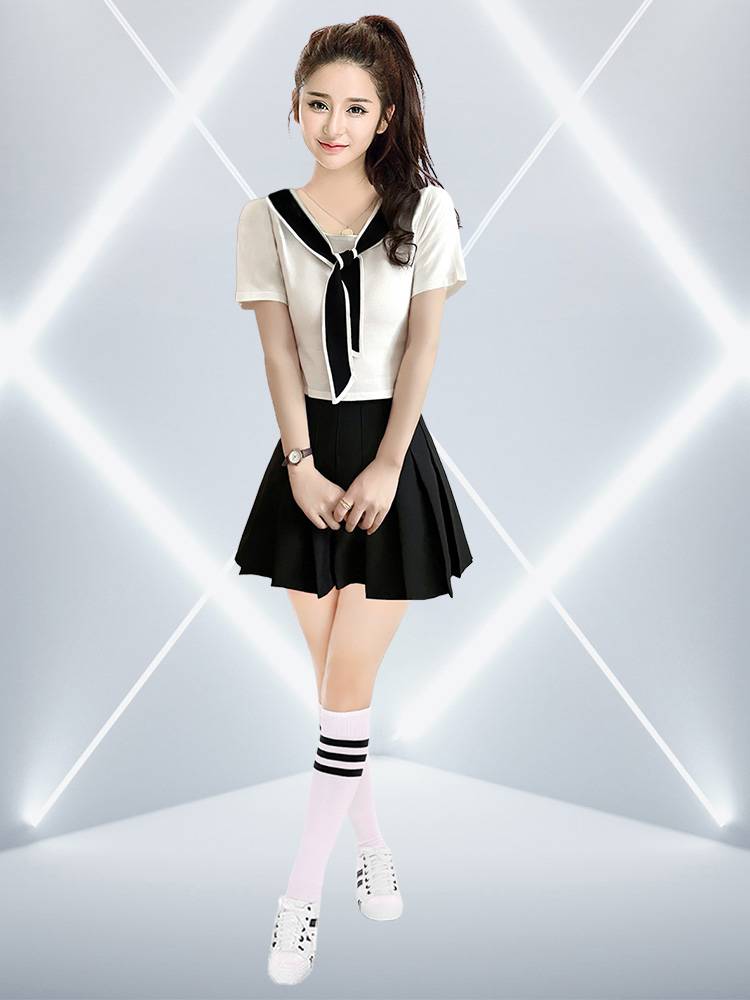 Lara team performed adult women's youthful vitality la la gallery female adult bodybuilding bar dance performance clothing