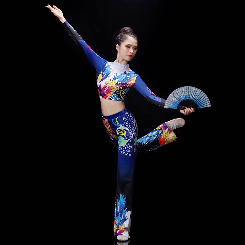 Farming Fuck Competition Performance Service Plaza Dance Set Gymnasium Female National Songs Dance Sports Fitness Performance Service