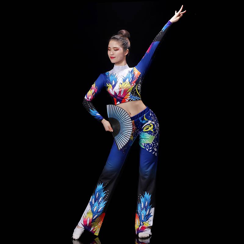 Farming Fuck Competition Performance Service Plaza Dance Set Gymnasium Female National Songs Dance Sports Fitness Performance Service