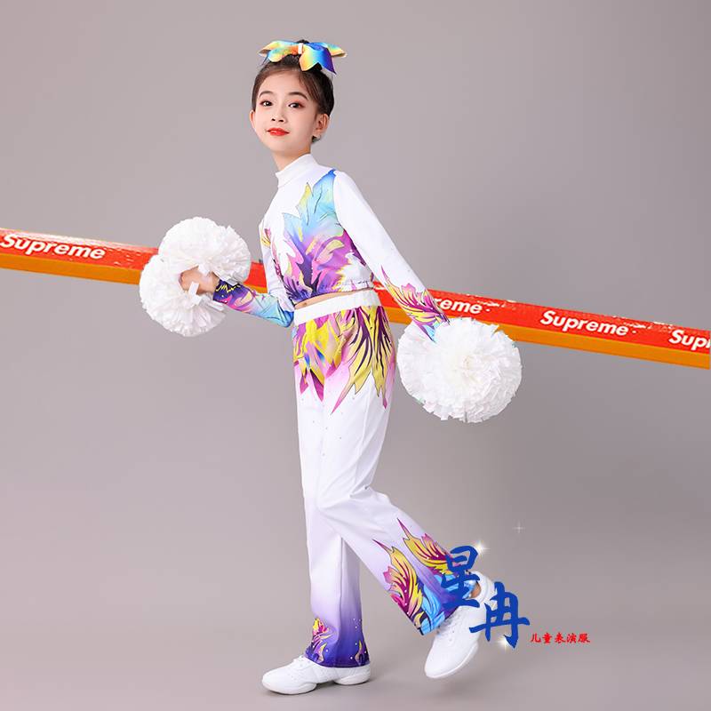 Bodybuilding clothing group set fitting gymnastics performance service men's and women's competition uniforms. Cheerleader dance adult