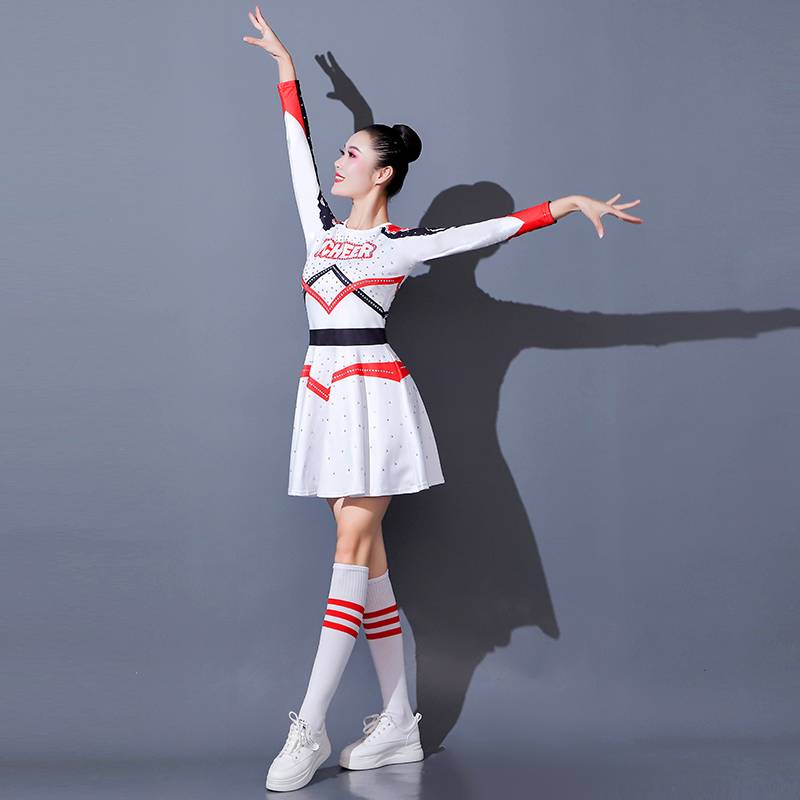 Men and women's set cheerleader performance clothing la la la fucan performance service Lala team popular aerobics clothing competitive clothing