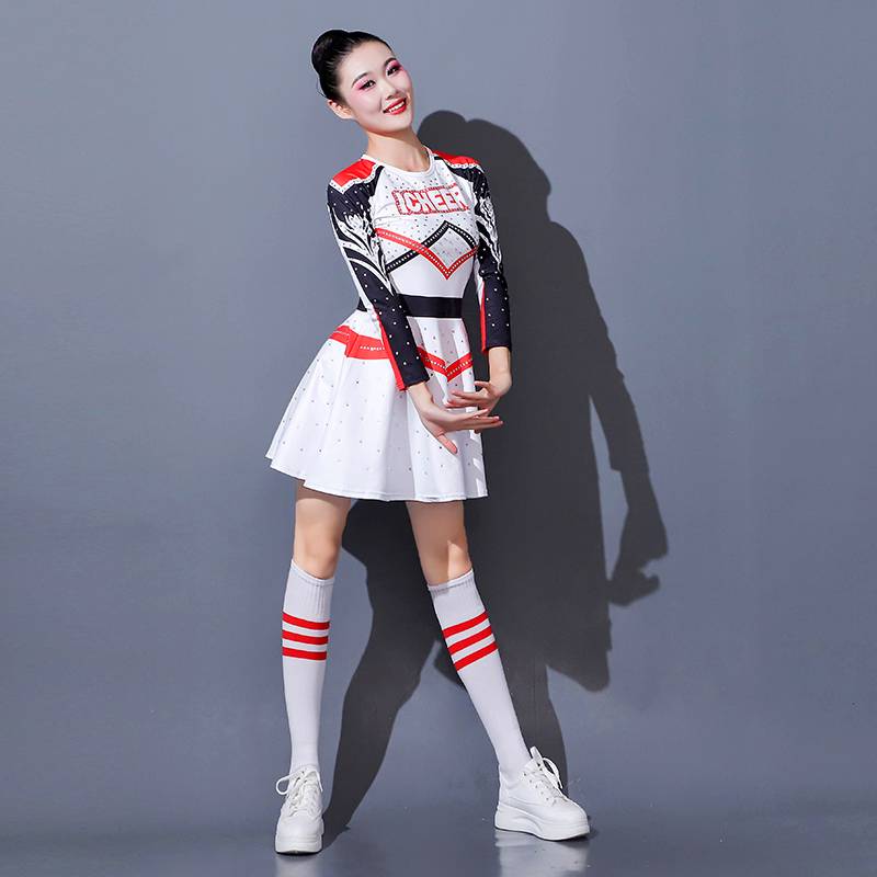 Men and women's set cheerleader performance clothing la la la fucan performance service Lala team popular aerobics clothing competitive clothing