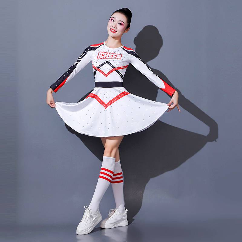 Men and women's set cheerleader performance clothing la la la fucan performance service Lala team popular aerobics clothing competitive clothing