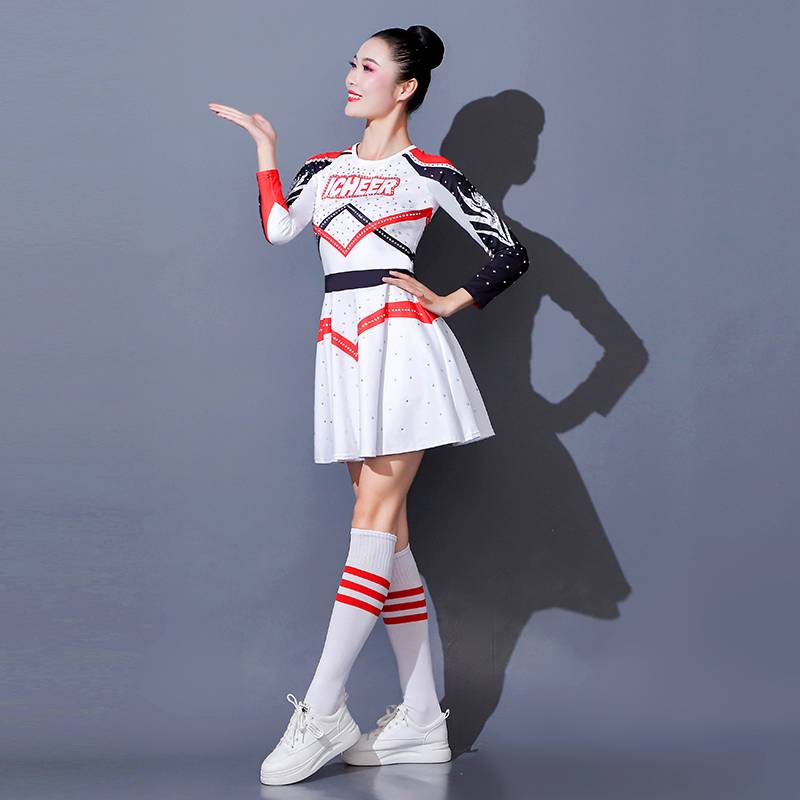 Men and women's set cheerleader performance clothing la la la fucan performance service Lala team popular aerobics clothing competitive clothing
