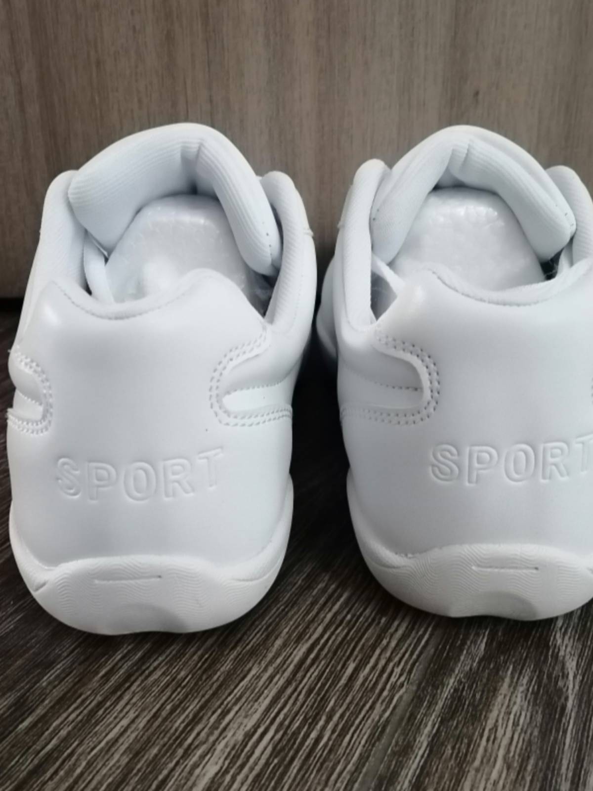 Children's competitive health shoes Student white fitness shoes two points of sports la la la la la women's training competition shoes