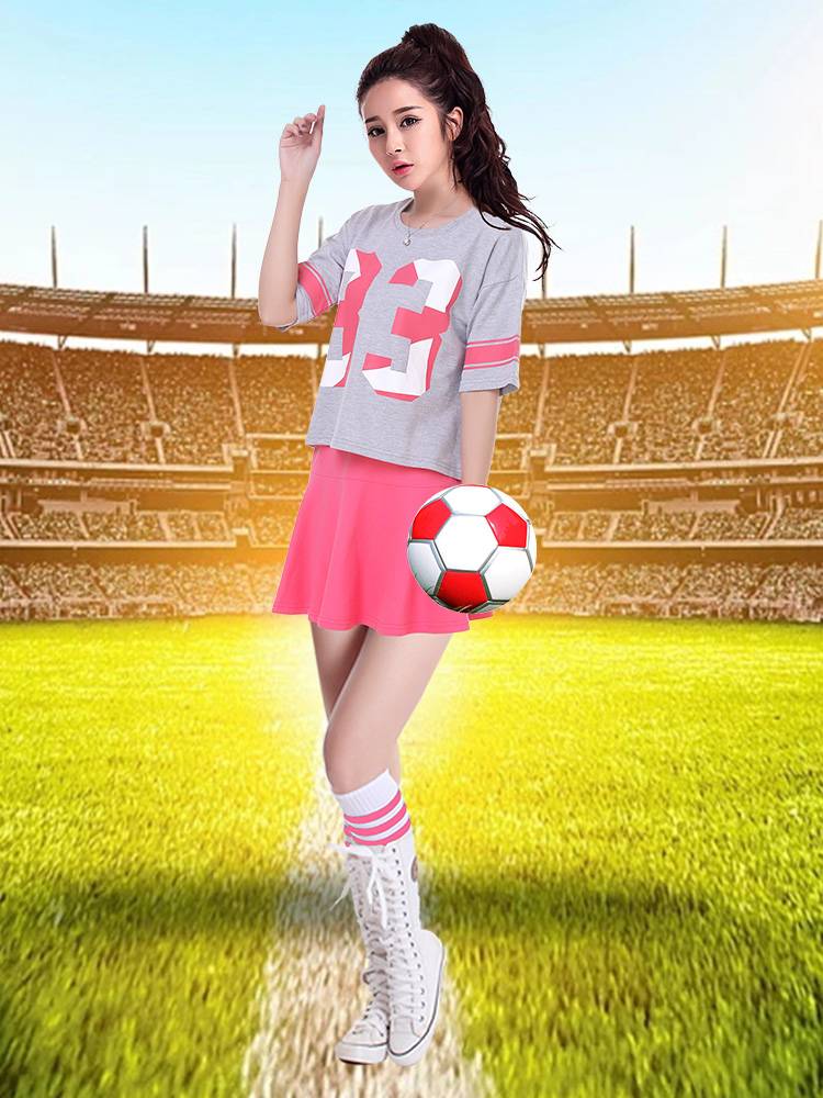 Adult World Cup European Cup Football Baby La La team uniform uniform sports meeting opening ceremony bodybuilding clothing