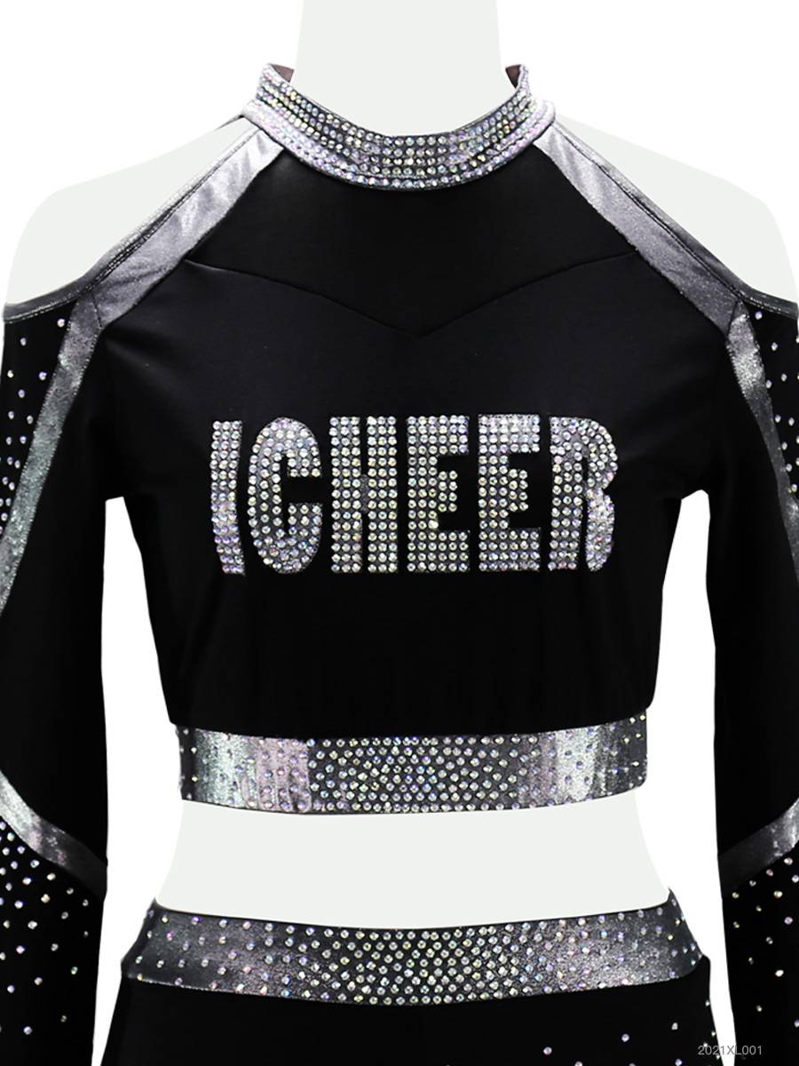 Customized adult flower ball cheerleading cheerleading team Athletic bodybuilding group performance competition competition training installation