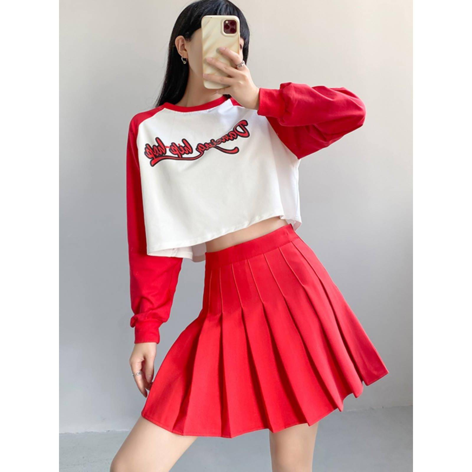The new cheerleader clothing women's team adult football baby Lala team cheerleading song performance dance bodybuilding