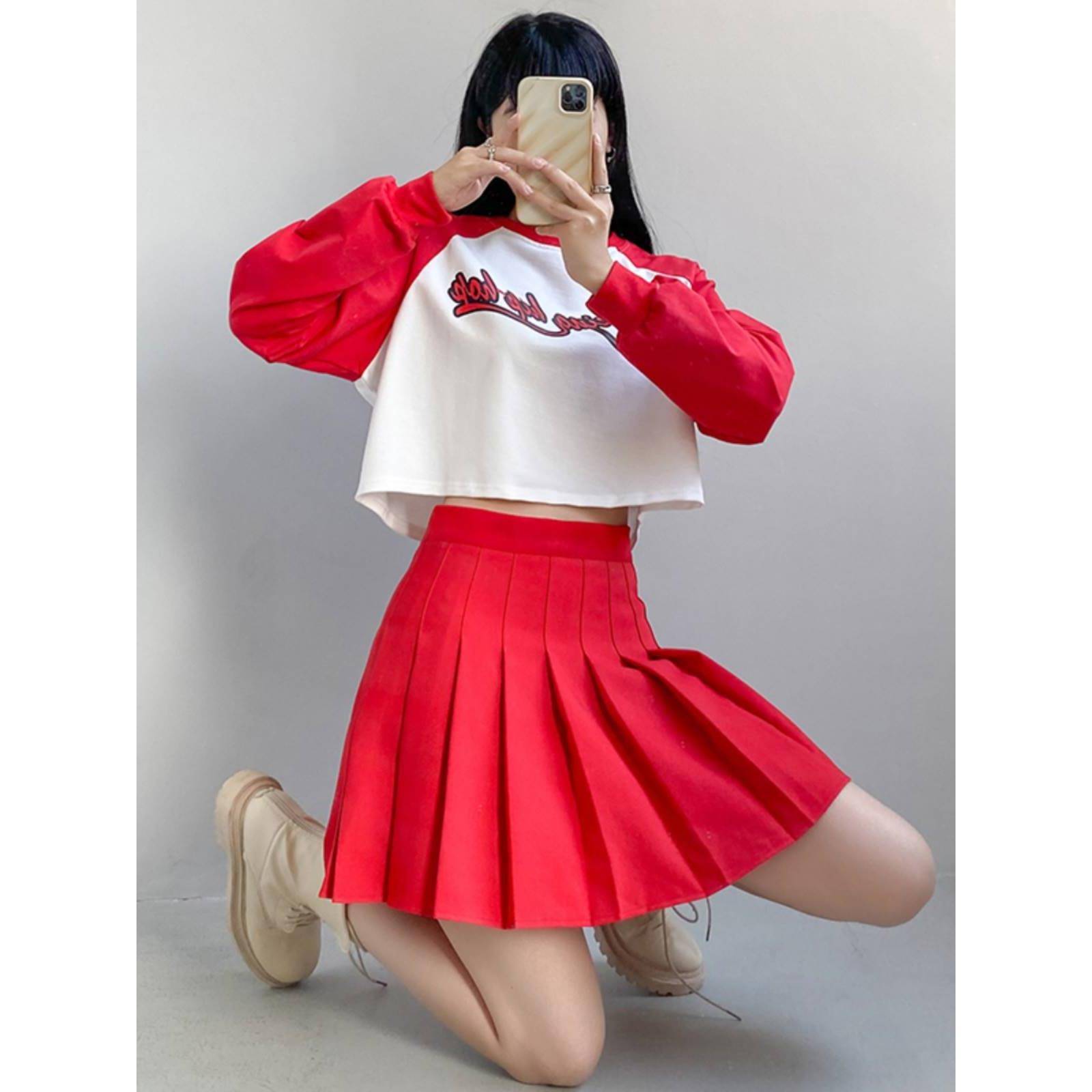 The new cheerleader clothing women's team adult football baby Lala team cheerleading song performance dance bodybuilding