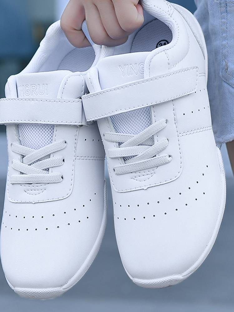 Children's Atletico Shoes Bodybuilding Shoes White La La La La Fuck Fuck Shoes Training Competition Shoes Art Gymnastic Shoes Dance Shoes Female Woman