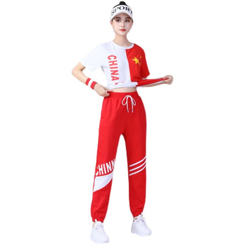 Red Song Performance Dance Clothing Patriotic Chorus Performance Services Red Plaza Dance Flows Construction Party Performance Group Service