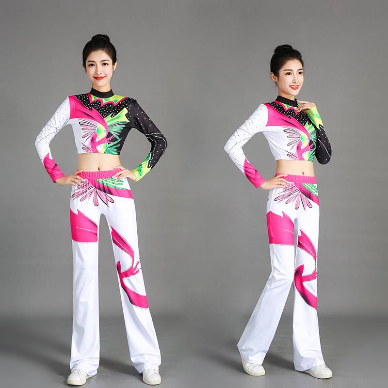 The new cheerleading team clothing la la la fucan fucking Lala clothing performance service men's dress stage performance clothing