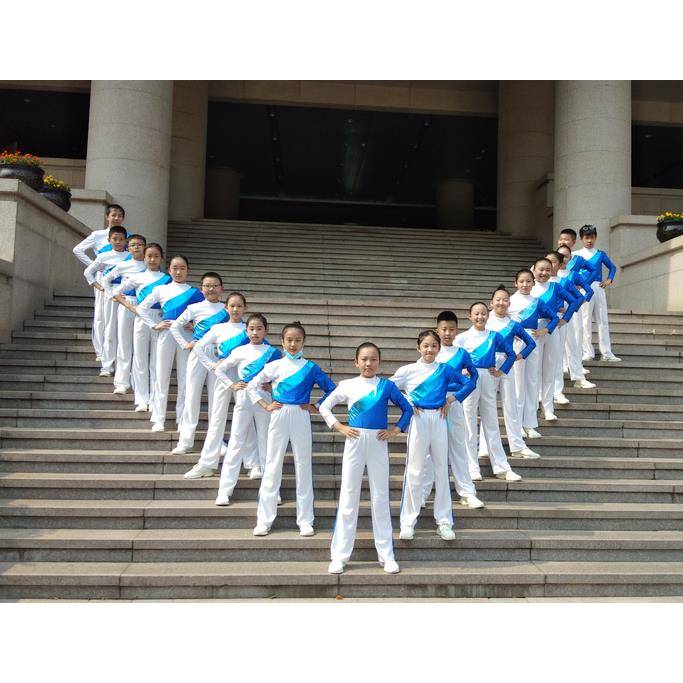 Children's Square Dance Performance Service Primary and Middle School Student Broadcasting Gymnastics Gymnastics Games Competition Group Gymnasium Performance Service
