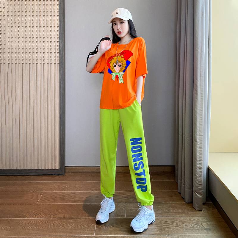 New Middle School Student Games La La Raoming Performance Set Adult Cheerleading Dance Dance Performance Clothing Summer