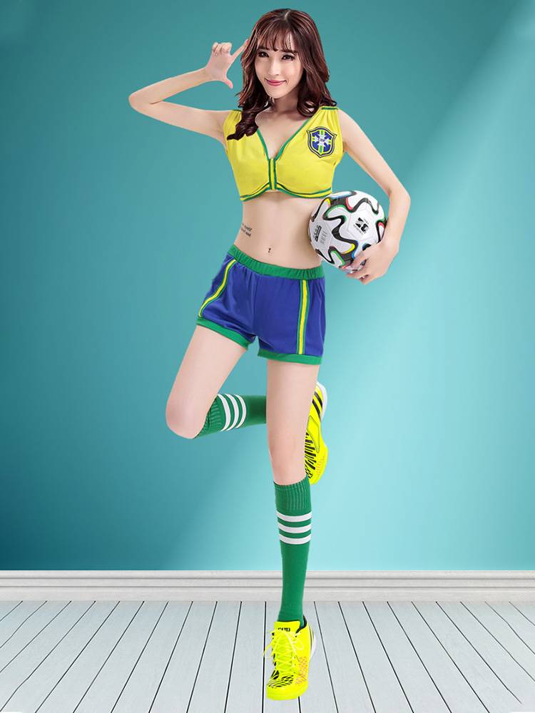 European Football Baby La La Team Performance Service La La Rubing Watching Female Modern Dance Guoxing Student World Cup