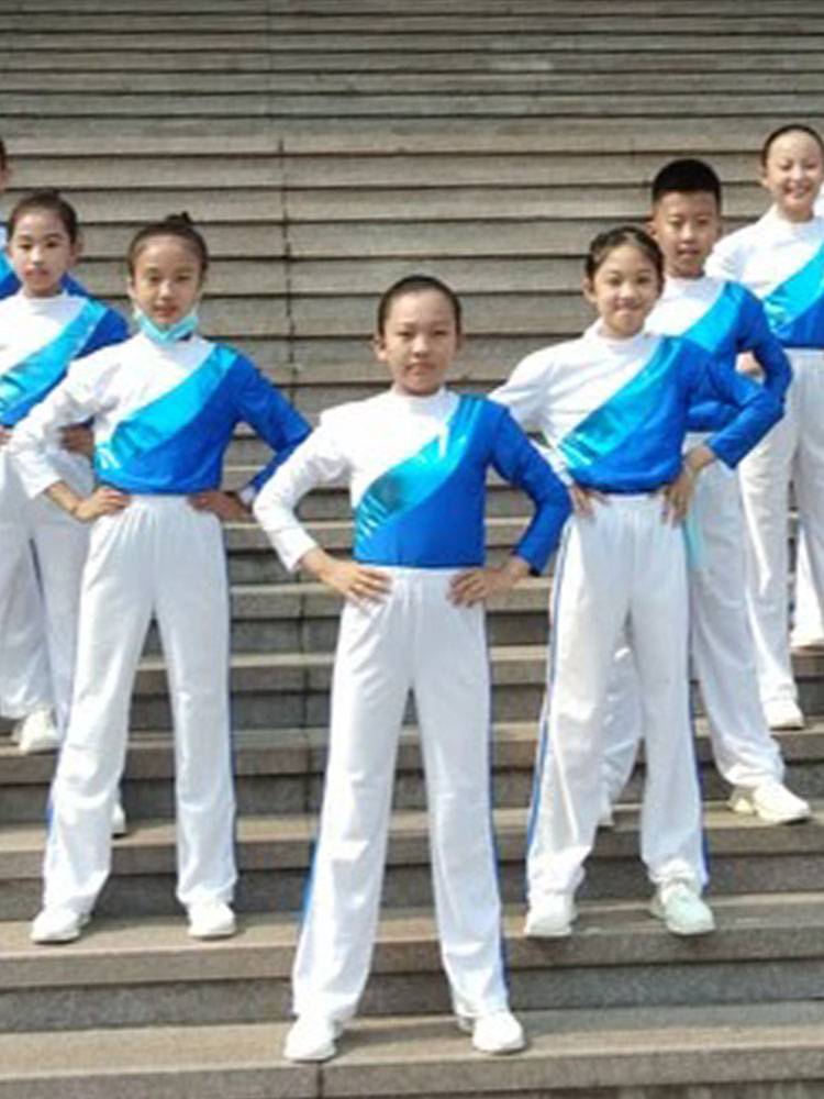 Children's Student Broadcasting Gymnastics Competition Square Plaza Dance Meeting Performance Dance Gentinary Capital Group Performance Clothing