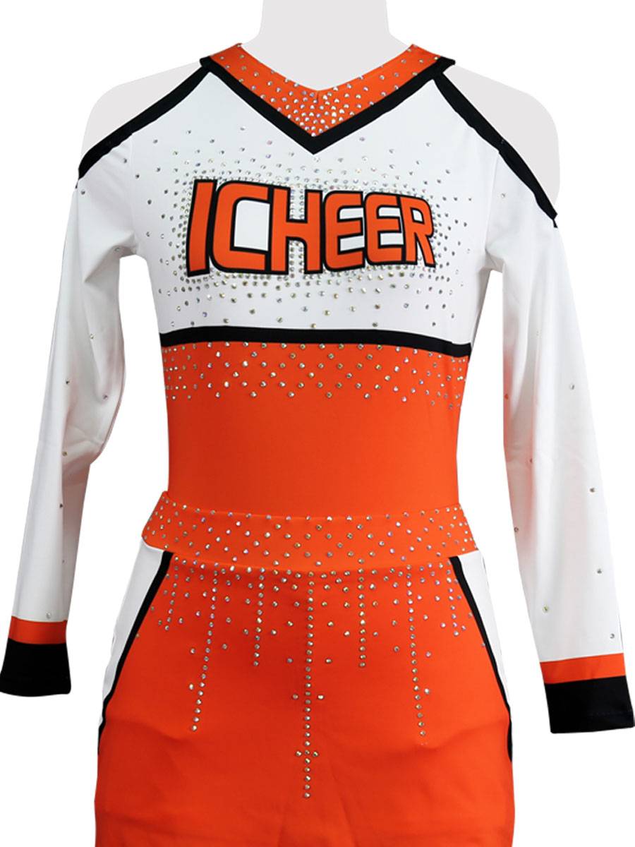 New style cheerleading competition uniform group sports uniform custom suit campus dancing performance clothing and gymnastics competition