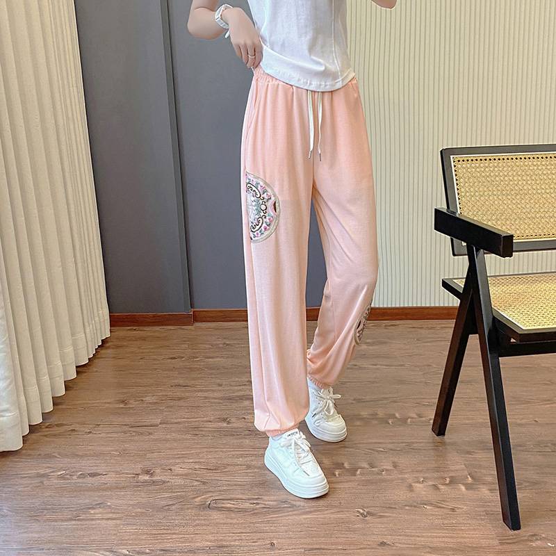Plaza dance clothing speed dry sports high bombs dance pants 2024 new fitness fuck ghost step dance dance pants