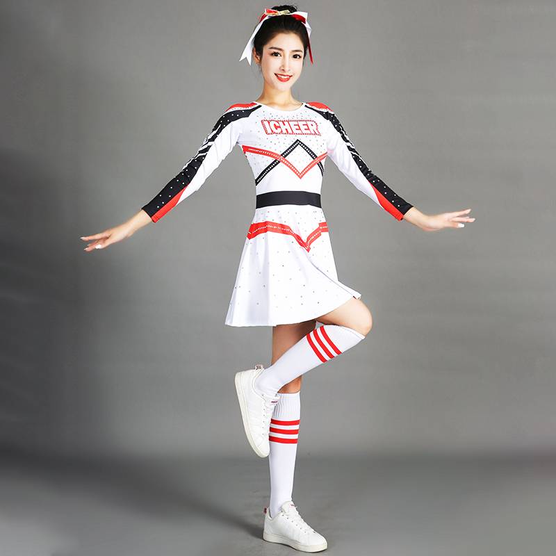 New gymnastics performance clothing performance service health beauty fuck competition service primary and secondary school la la la fuck Lala team uniform