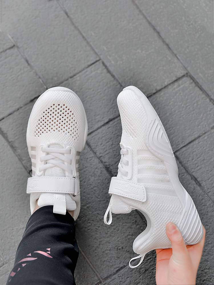 Yingrui Athletic Bodybuilding Shoes Training Competition Soft Bottom Villed Patch Little White Shoes Men and Women La La La Raid Performance Sports Shoes