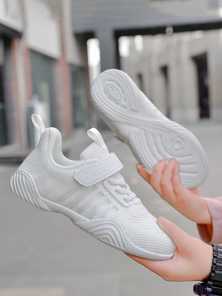 Yingrui Athletic Bodybuilding Shoes Training Competition Soft Bottom Villed Patch Little White Shoes Men and Women La La La Raid Performance Sports Shoes