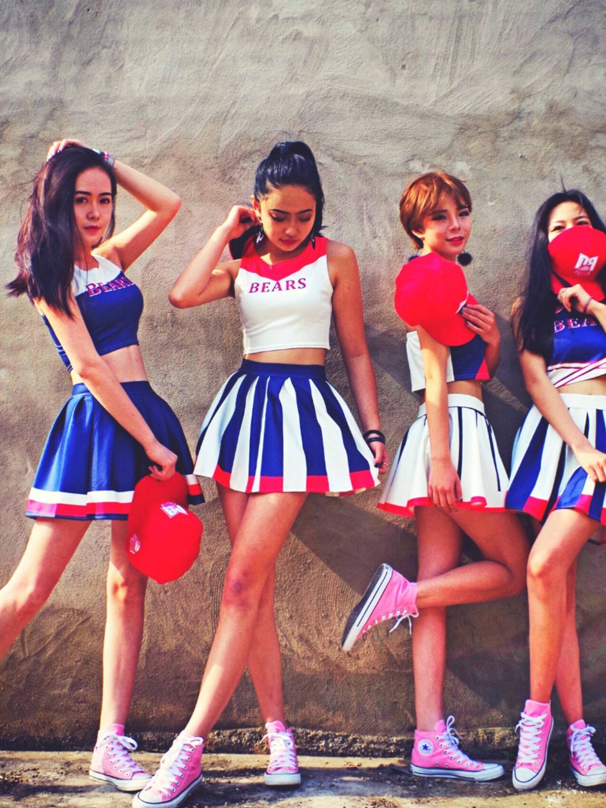 Student La La Raid Campus Dance Performance Clothing Korean Dance Girls' Team Performing Adult La Team Fortune Clothing