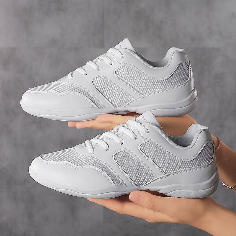 Dance with Heart Holding Augida Competition Special Shoes La La La Raid Fuck Gymnasium White Men and Women Square Dance Female Shoes Summer