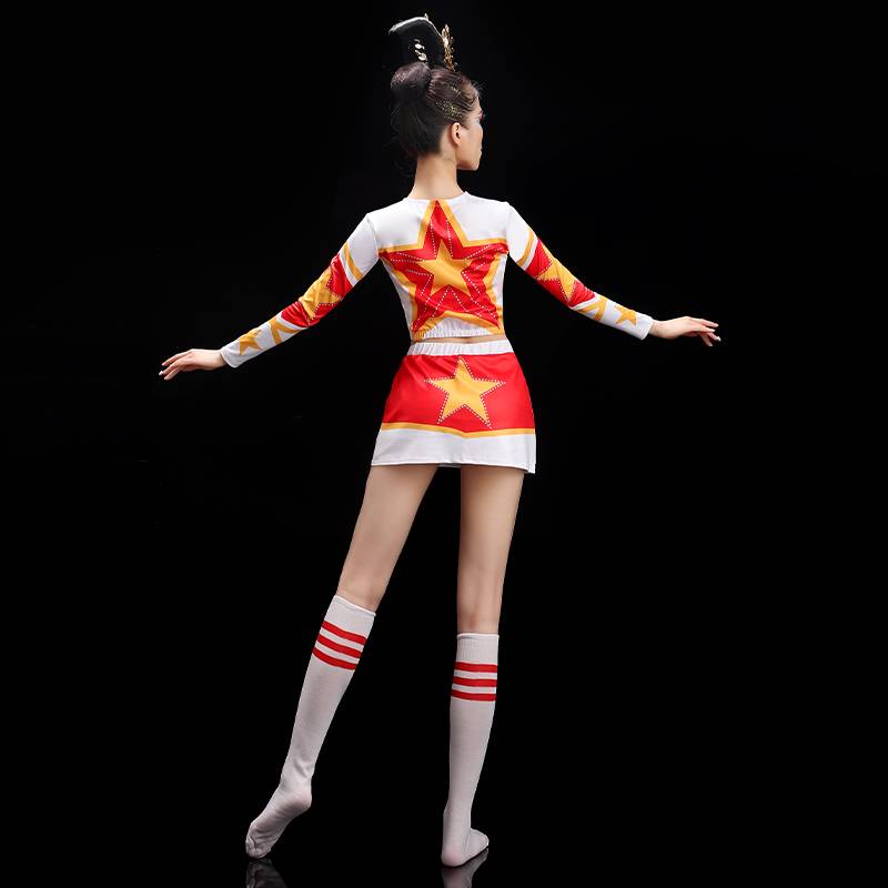 Fitness 2023 New Women's Team Dance Clothing Student Games La La team bodybuilding women's set performance service