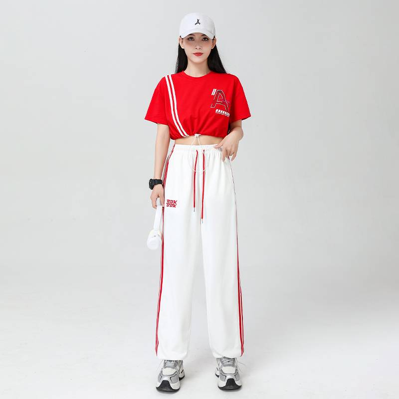 Summer new student hip -hop jazz dance performance clothing adult modern sports and gymhouse performance clothing