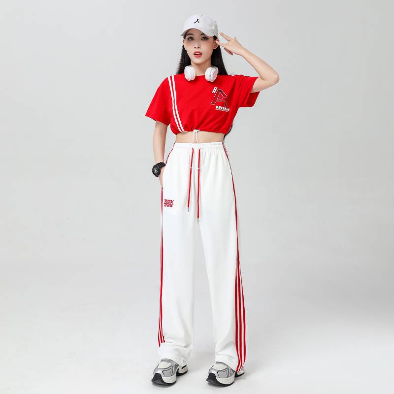 Summer new student hip -hop jazz dance performance clothing adult modern sports and gymhouse performance clothing