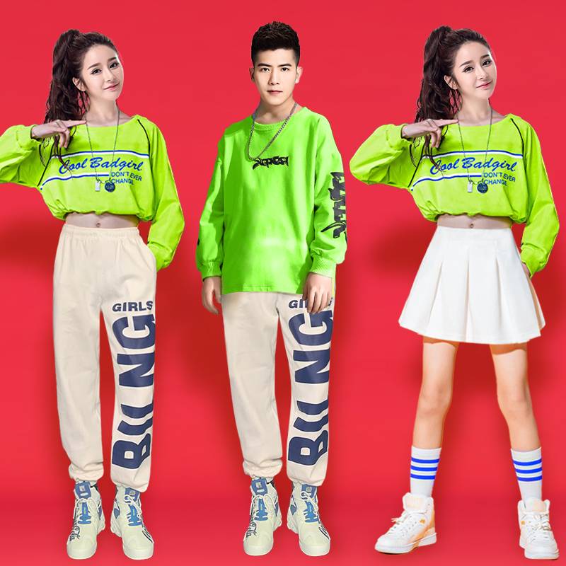 New Year's Day Korean version of jazz dance service modern dancing and gym karma junior high school high school student hip -hop performance hip -hop street dance set